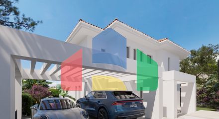 Абсолютно новые эксклюзивные виллы в 5 минутах ходьбы от пляжа в Calahonda, Mijas