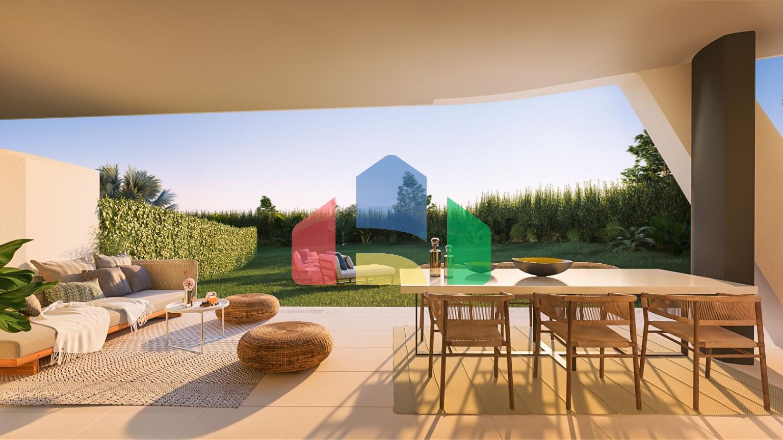 Квартира с двумя спальнями в Кала-де-Михас