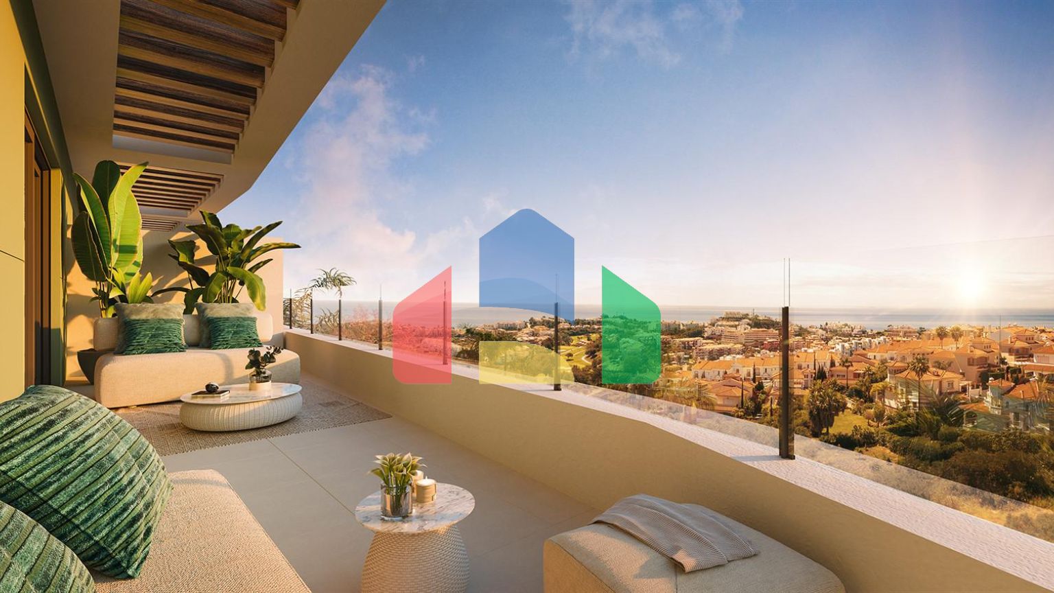 Квартира с двумя спальнями в Кала-де-Михас