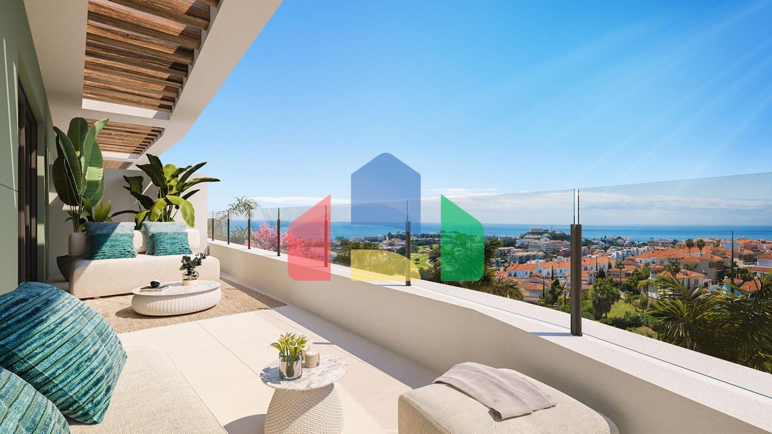 Квартира с двумя спальнями в Кала-де-Михас