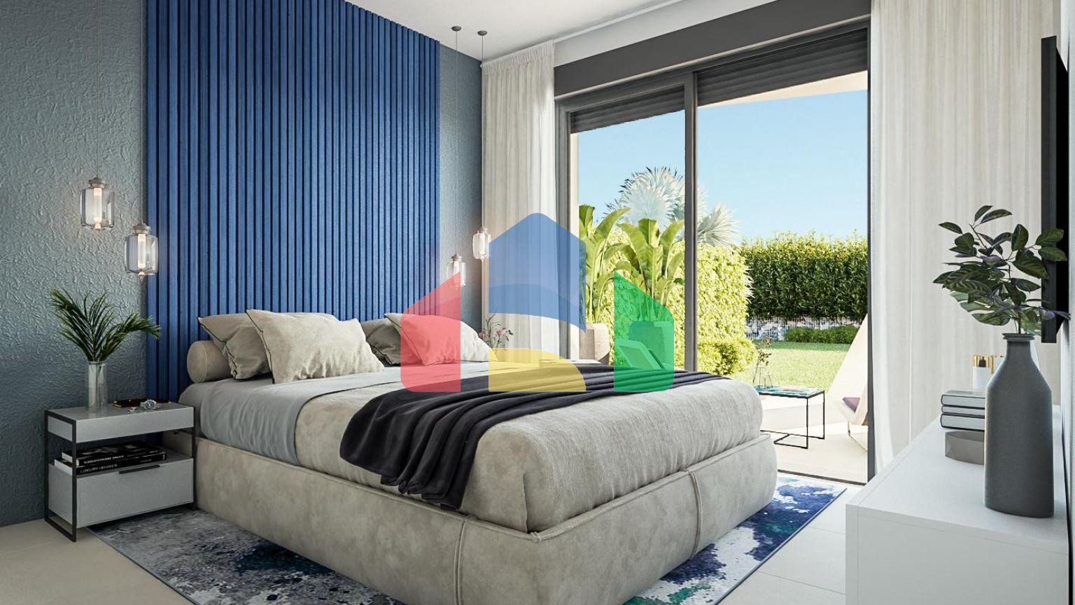 Квартира с двумя спальнями в Кала-де-Михас