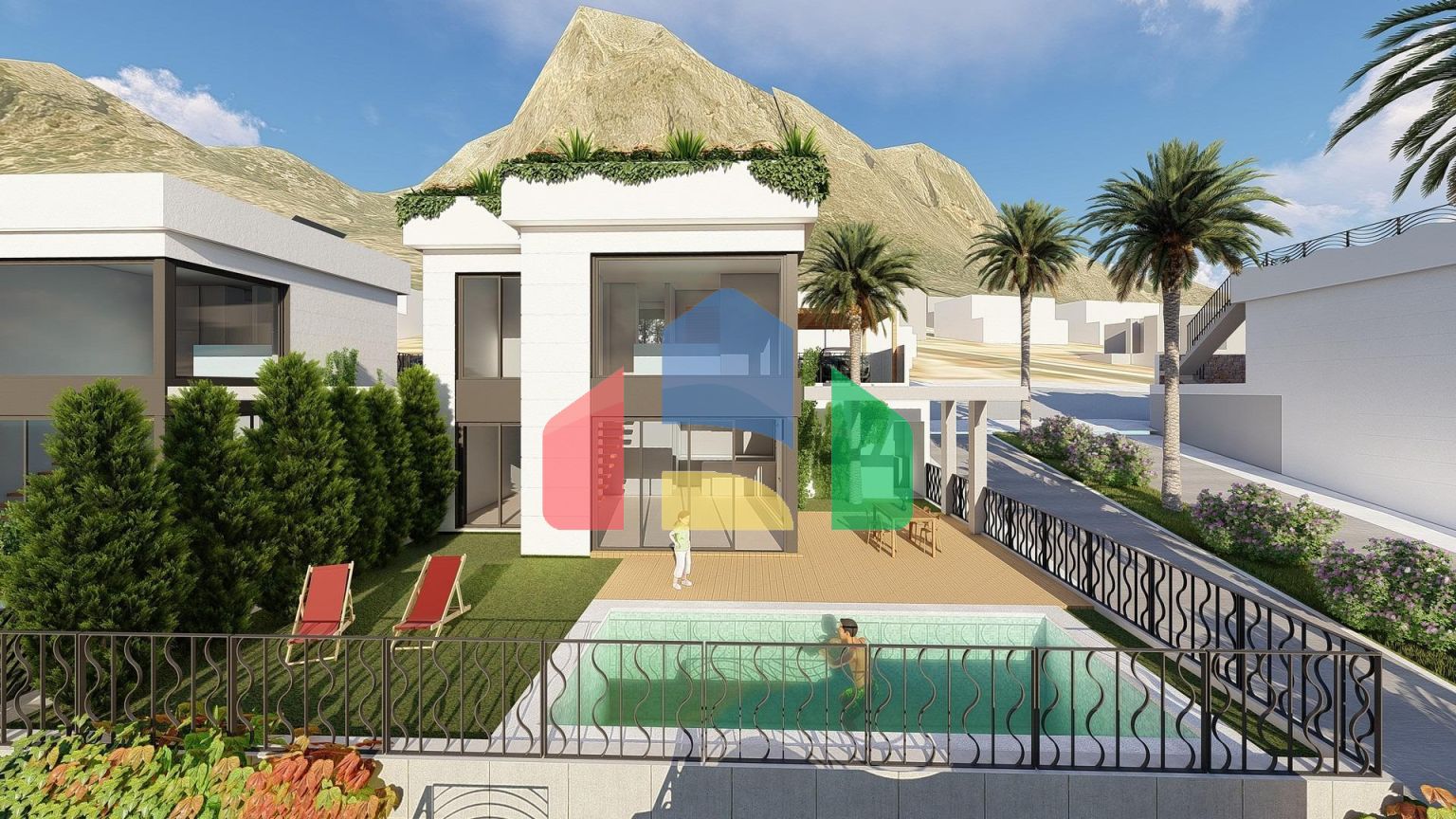 Совершенно новые независимые виллы с видом на море в Полопе (провинция Аликанте)