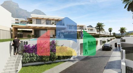 New development of single-family homes in Polop
