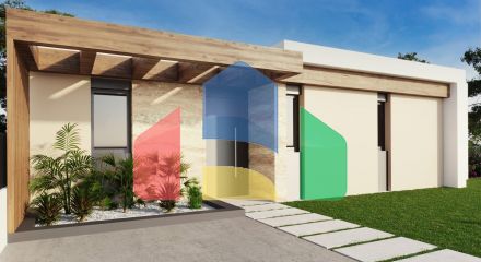 New development of single-family homes in Polop