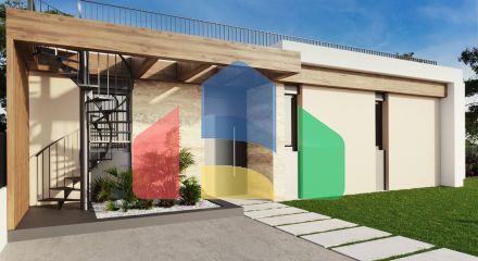 New development of single-family homes in Polop