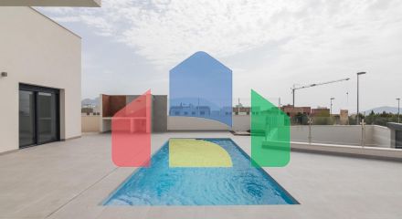 Вилла новой постройки с бассейном в Полоп де ла Марина