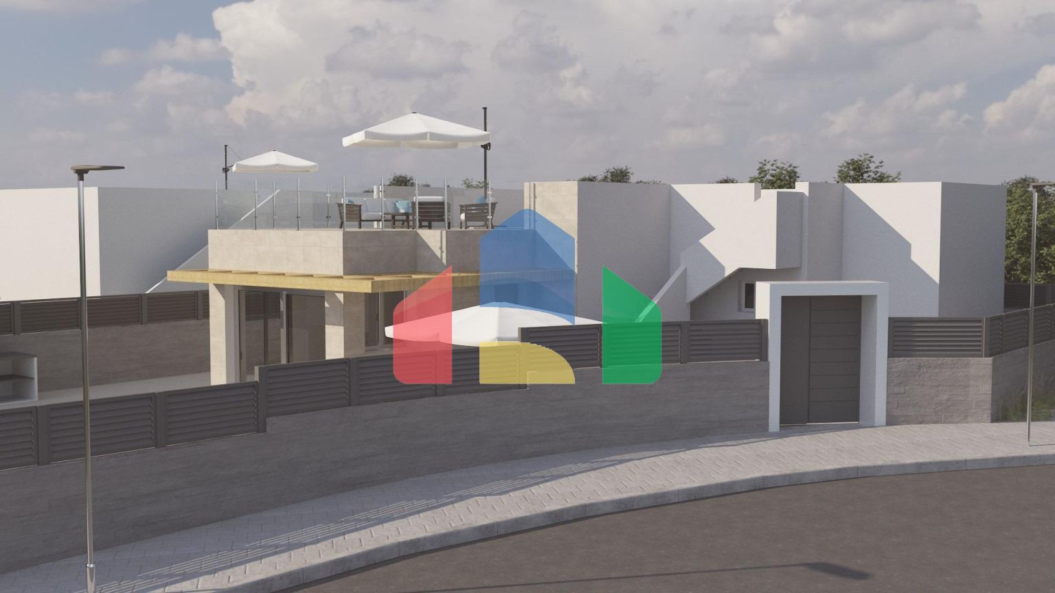 Вилла новой постройки с бассейном в Полоп де ла Марина