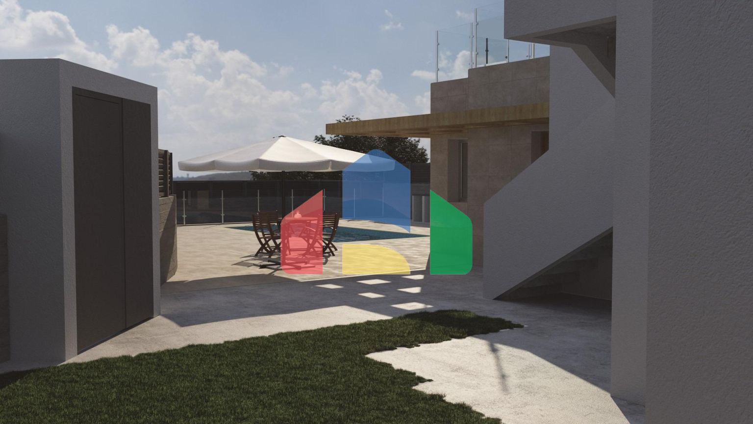 Вилла новой постройки с бассейном в Полоп де ла Марина