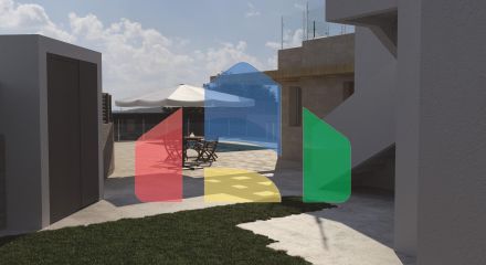 Вилла новой постройки с бассейном в Полоп де ла Марина