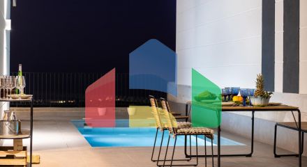 Brand new independent villas with sea views at Polop