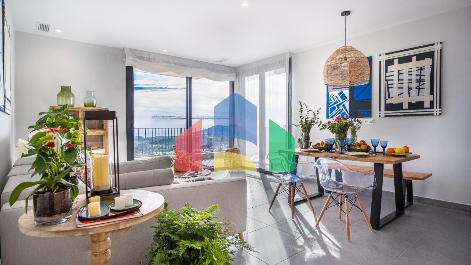 Independent villas with sea views at Polop (10min drive to Benidorm and Altea)