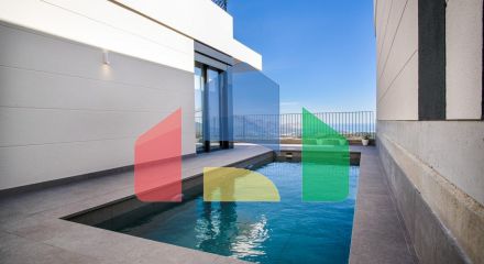 Brand new independent villas with sea views at Polop (Alicante province)