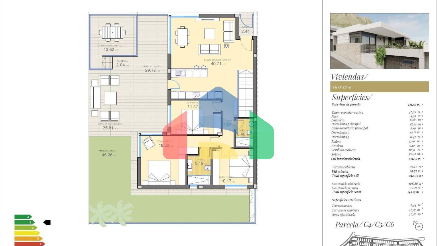 Совершенно новые независимые виллы с видом на море в Полопе (провинция Аликанте)