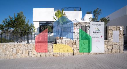 Independent villas with sea views at Polop (10min drive to Benidorm and Altea)