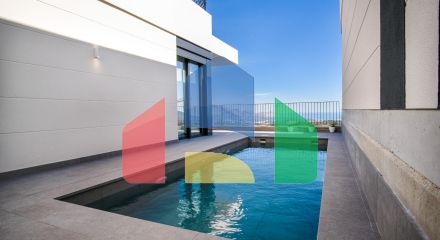 Independent villas with sea views at Polop (10min drive to Benidorm and Altea)