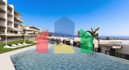 Newly built villas with sea views