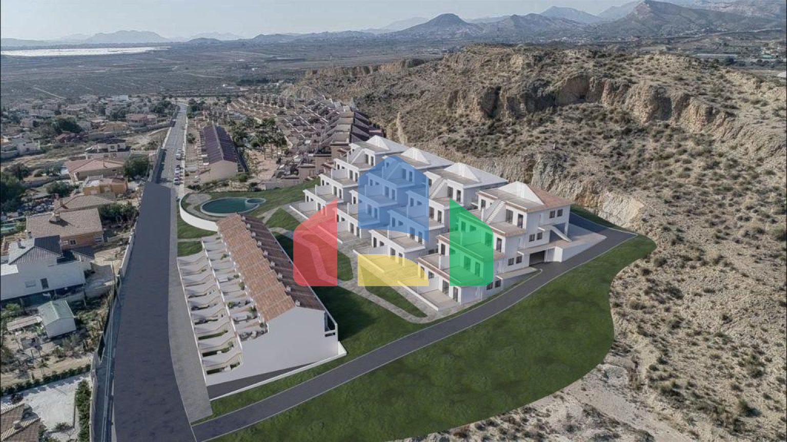 Новейшие двухквартирные дома новой постройки в Мучамеле