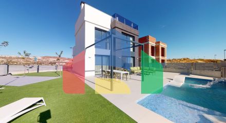 Строительство автономных вилл новой постройки, с частными бассейнами и современной отделкой.