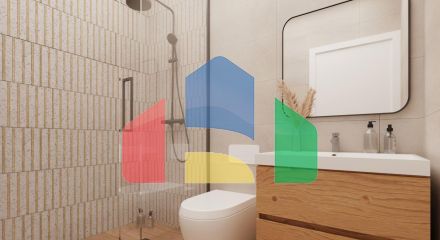 Newly built villas with sea views