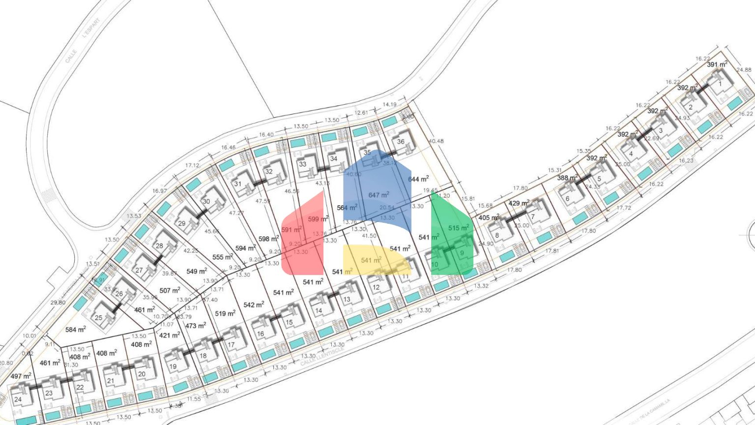 Строительство автономных вилл новой постройки, с частными бассейнами и современной отделкой.