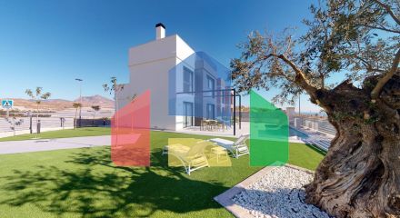 Development of independent new construction villas, with private pool and modern finishes.