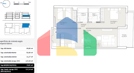 Апартаменты с 2 спальнями в хорошо спроектированном комплексе в Ринкон-де-ла-Виктория