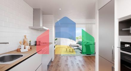 Новые апартаменты с гаражом и кладовой в Аленда Гольф