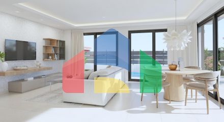 Новые виллы в Дайа-Нуэва — 3 спальни, бассейн, солярий и сад