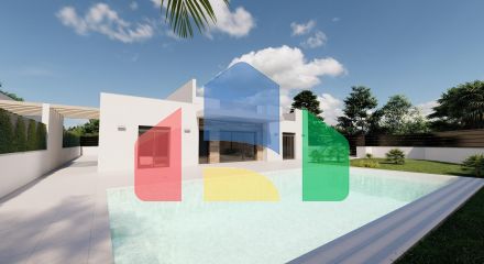 Complex of 2 single-level villas in Roldan (Murcia)