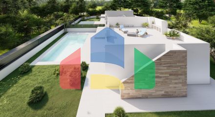 Complex of 2 single-level villas in Roldan (Murcia)