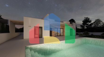 Complex of 2 single-level villas in Roldan (Murcia)