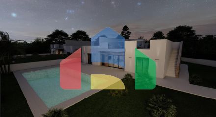 Complex of 2 single-level villas in Roldan (Murcia)