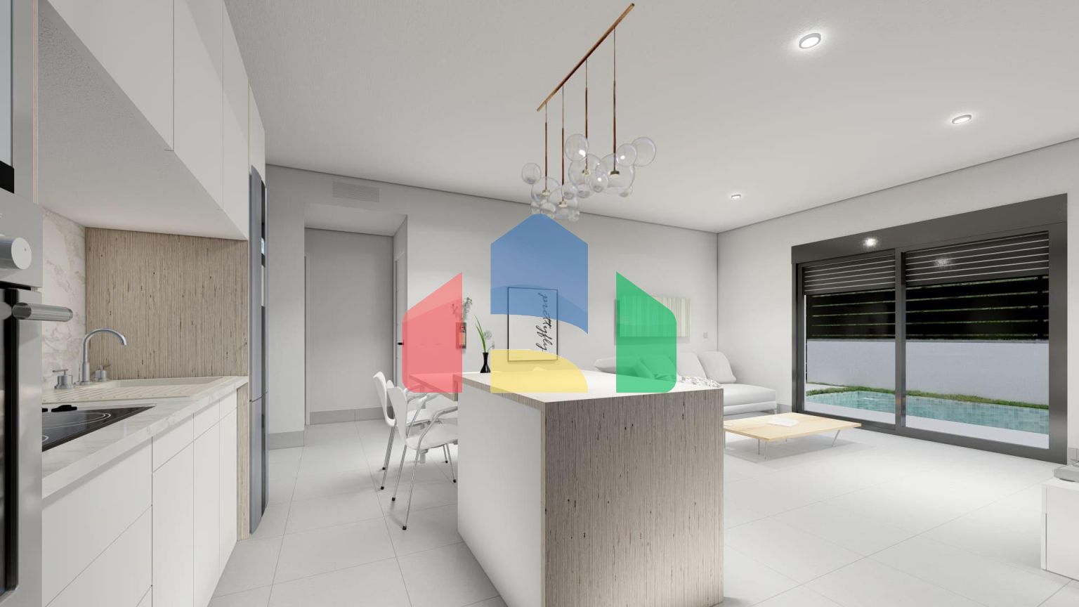 Комплекс из 2 одноуровневых вилл в Рольдан (Мурсия)