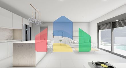 Комплекс из 2 одноуровневых вилл в Рольдан (Мурсия) Комплекс из 2 одноуровневых вилл в Рольдан (Мурсия)