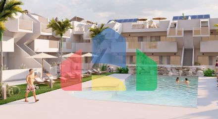 Complex of 11 bungalows in Roldan (Murcia)