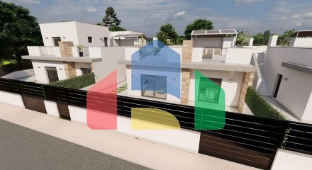 Complex consisting of 16 single or duplex villas in Roldan (Murcia)