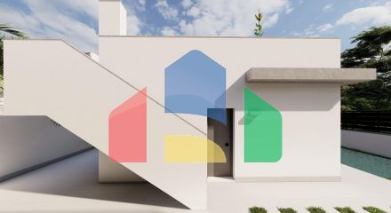 Complex consisting of 16 single or duplex villas in Roldan (Murcia)
