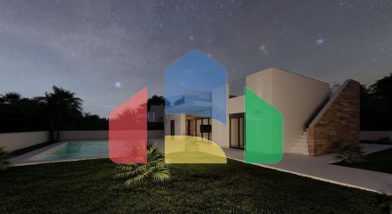 Комплекс из 2 одноуровневых вилл в Рольдан (Мурсия)