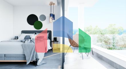 Комплекс из 2 двухуровневых вилл в Пинар де Камповерде