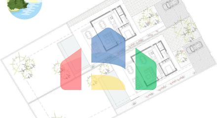 Комплекс из 2 двухуровневых вилл в Пинар де Камповерде