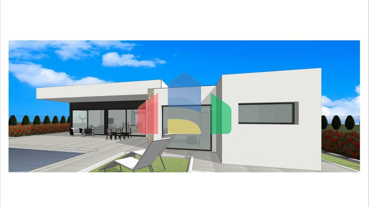 Новые виллы, расположенные в районе Аспе.