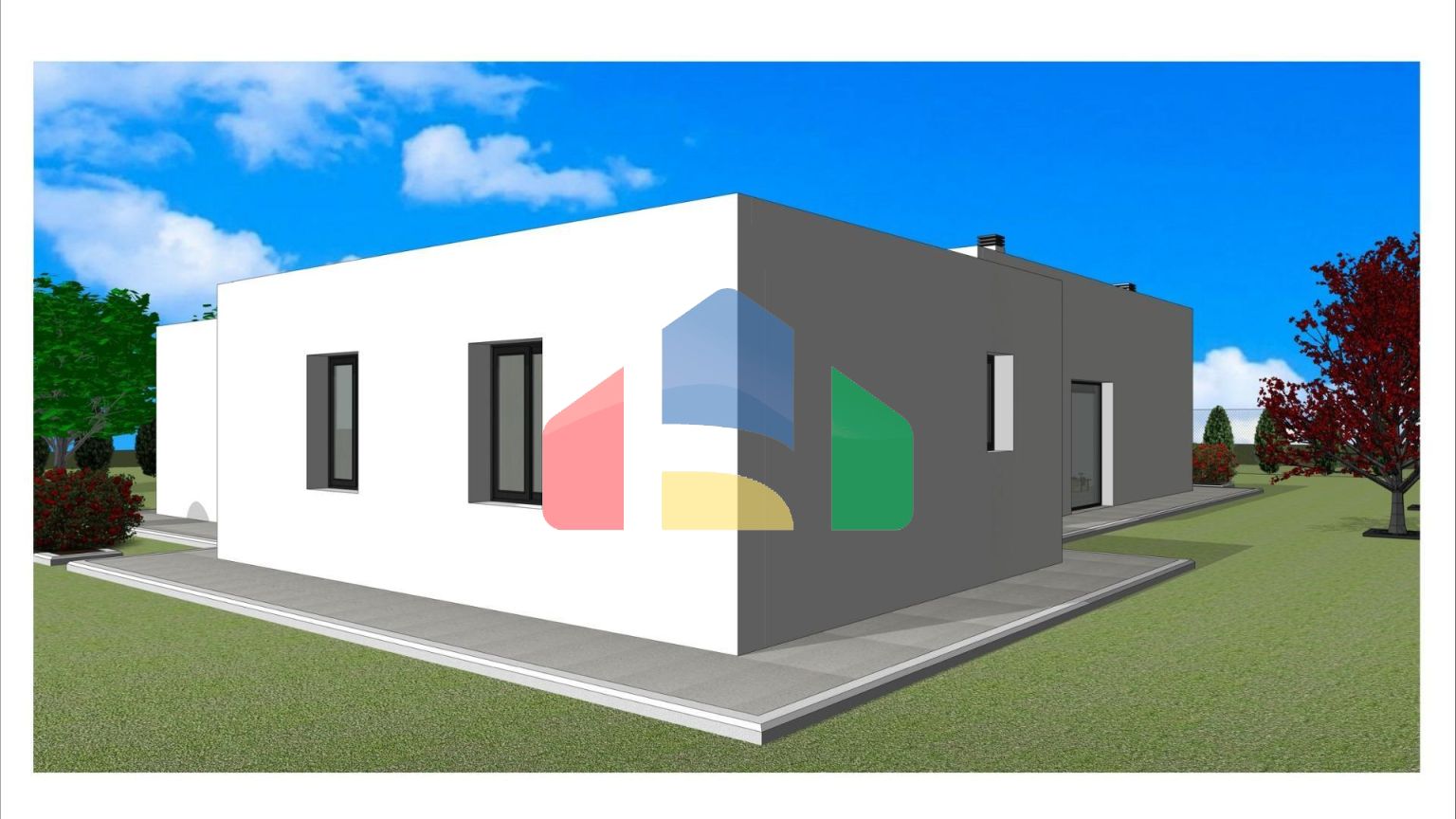 Новые виллы, расположенные в районе Аспе.