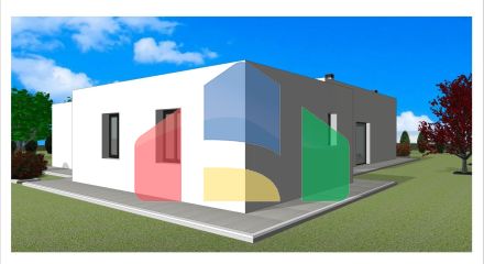 Новые виллы, расположенные в районе Аспе.