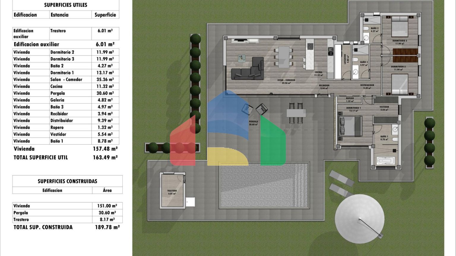 Новые виллы, расположенные в районе Аспе.