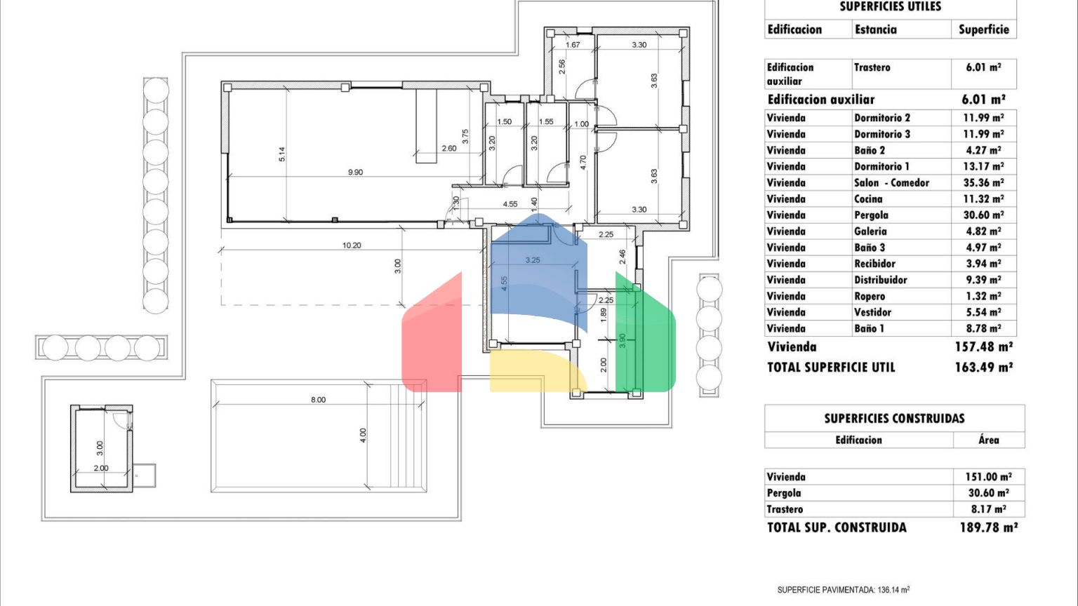 Новые виллы, расположенные в районе Аспе.