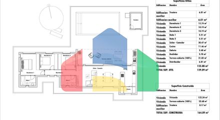 Новые виллы, расположенные в районе Аспе.