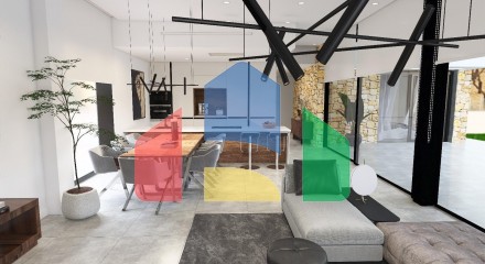 Новые виллы, расположенные в районе Аспе.