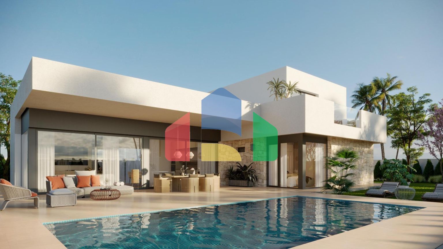 Новые виллы, расположенные в районе Аспе.