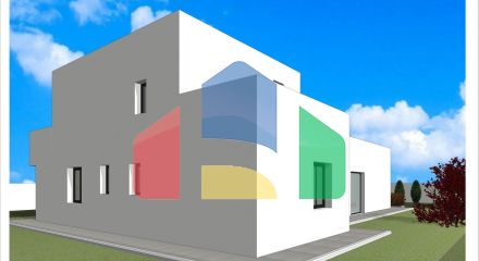 Новые виллы, расположенные в районе Аспе.