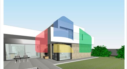 Новые виллы, расположенные в районе Аспе.